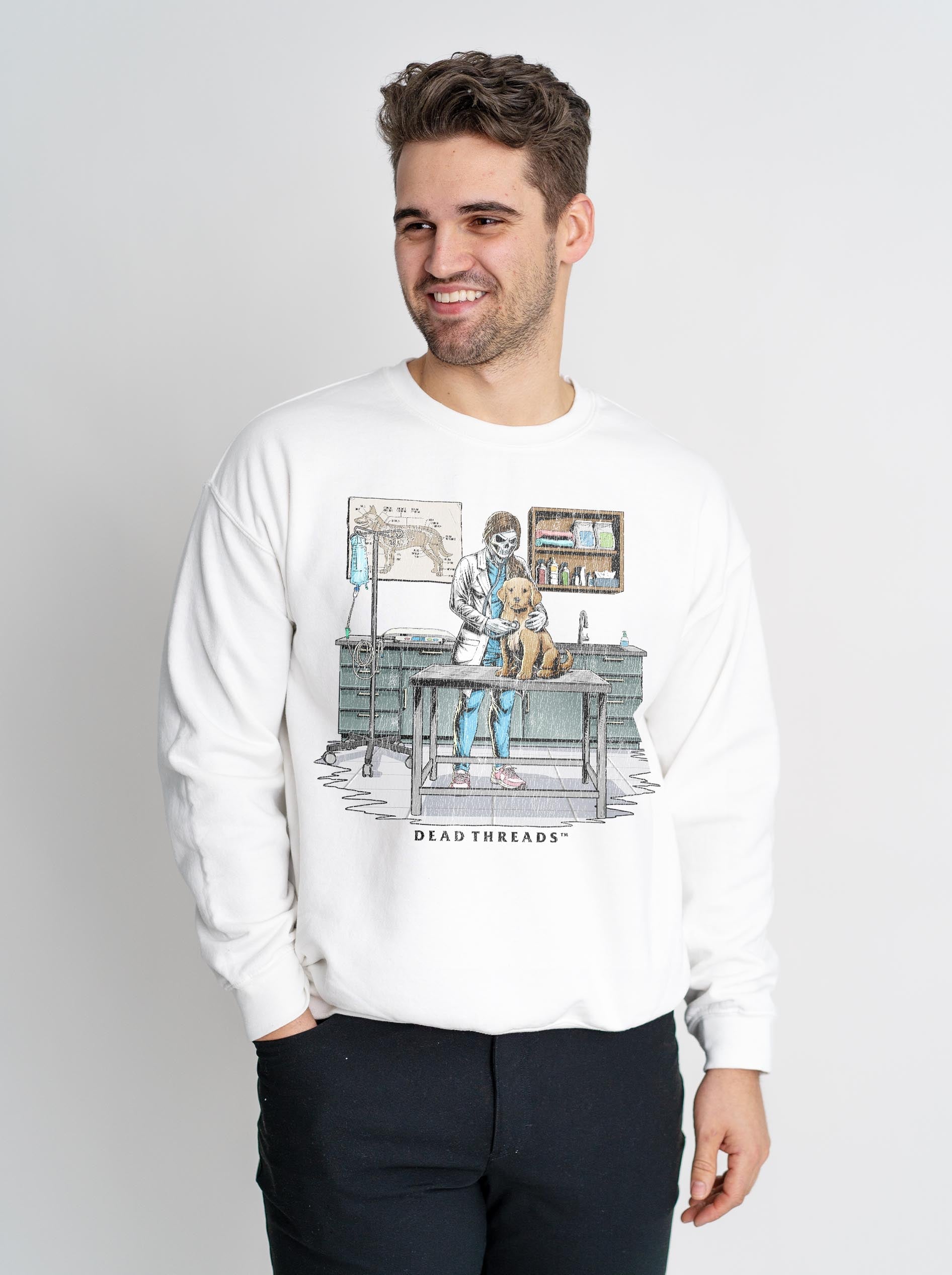 SCARS & ADRs (JACKET, FEMALE) CREWNECK SWEATSHIRT – Sweatshirt – Dead Threads Apparel