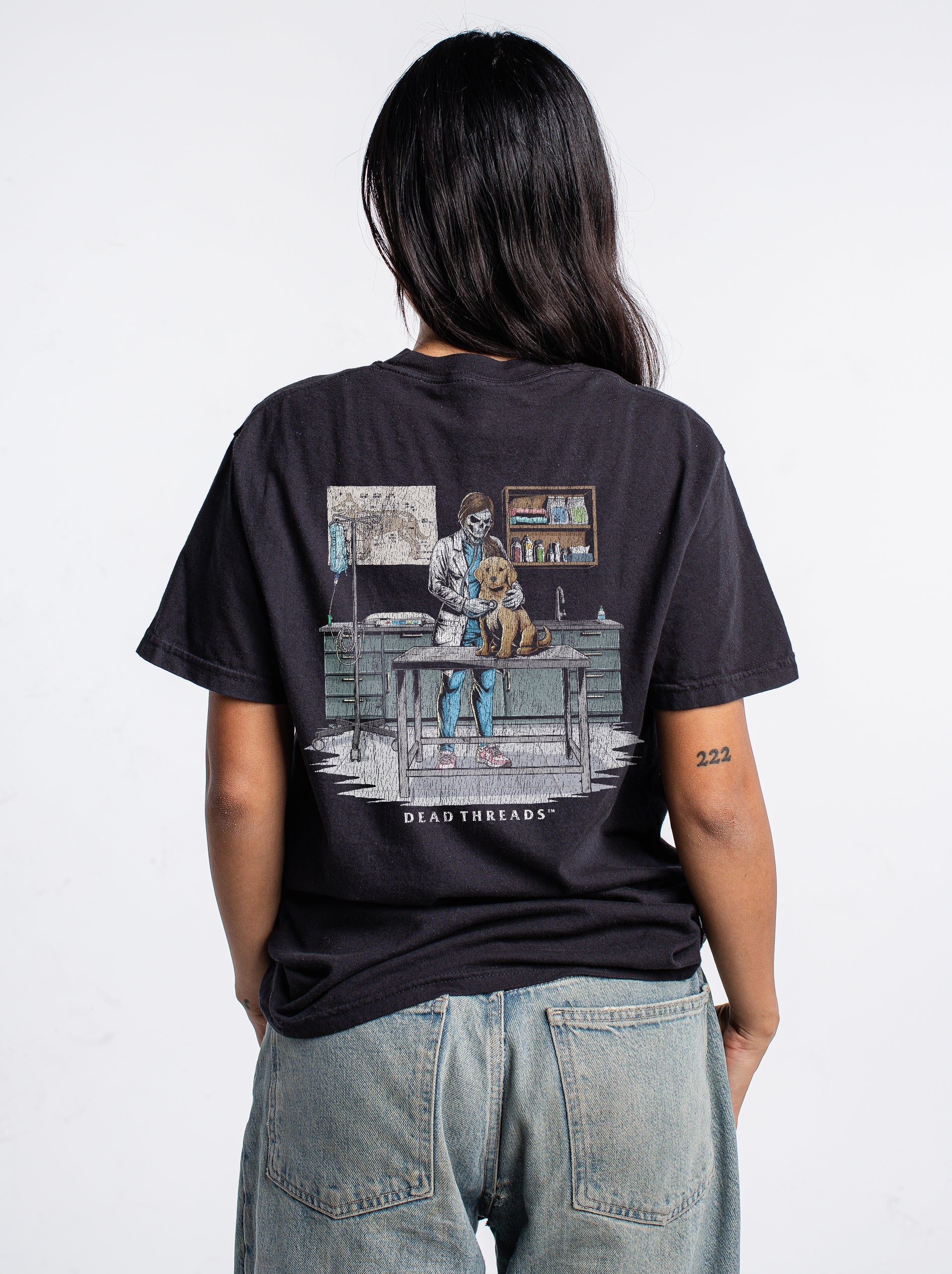 SCARS & ADRs (JACKET, FEMALE) - “DT ESSENTIAL" PREMIUM T - SHIRT – T-Shirt – Dead Threads Apparel