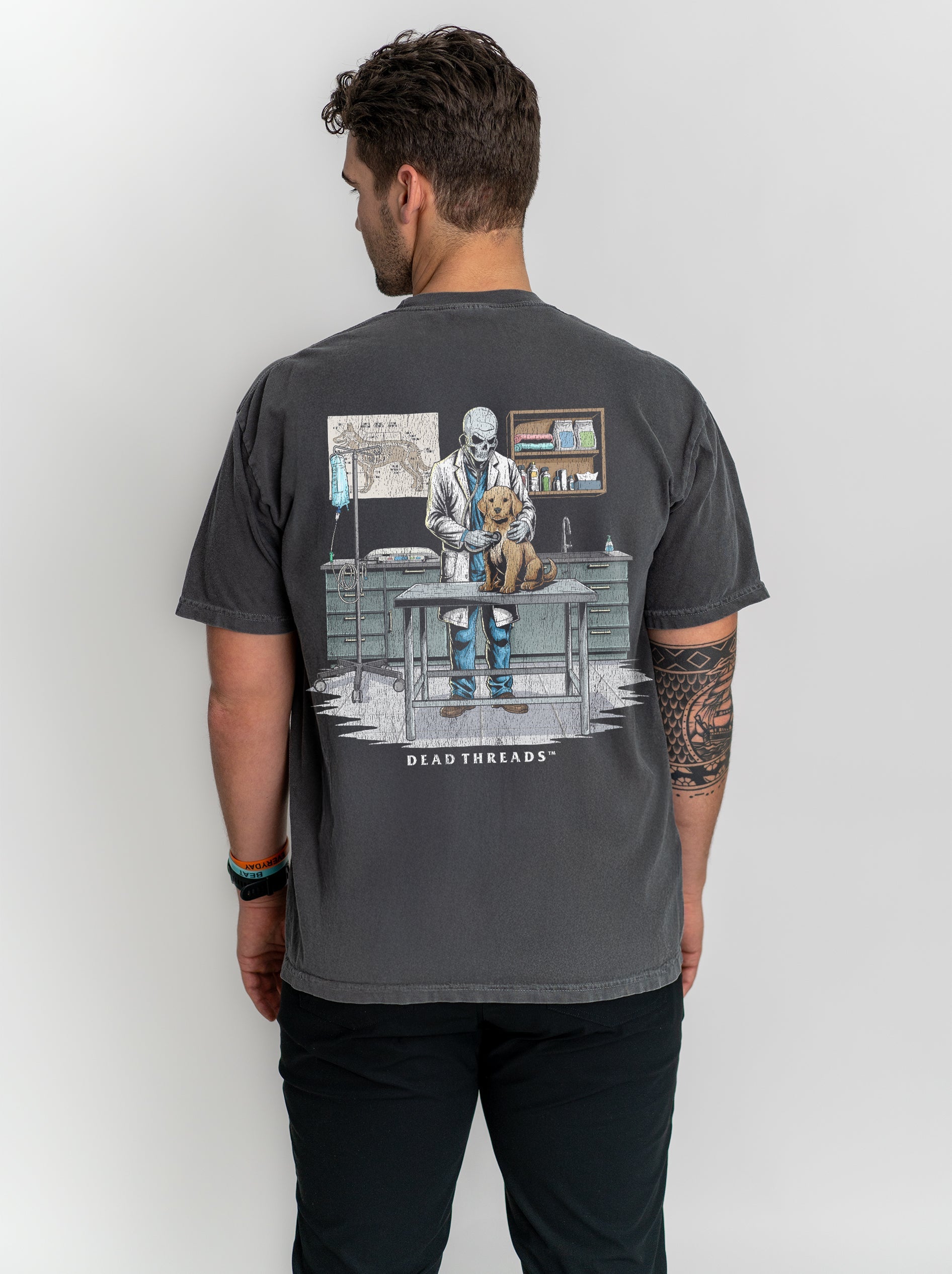 SCARS & ADRs (JACKET, MALE) - “DT ESSENTIAL" PREMIUM T - SHIRT – T-Shirt – Dead Threads Apparel