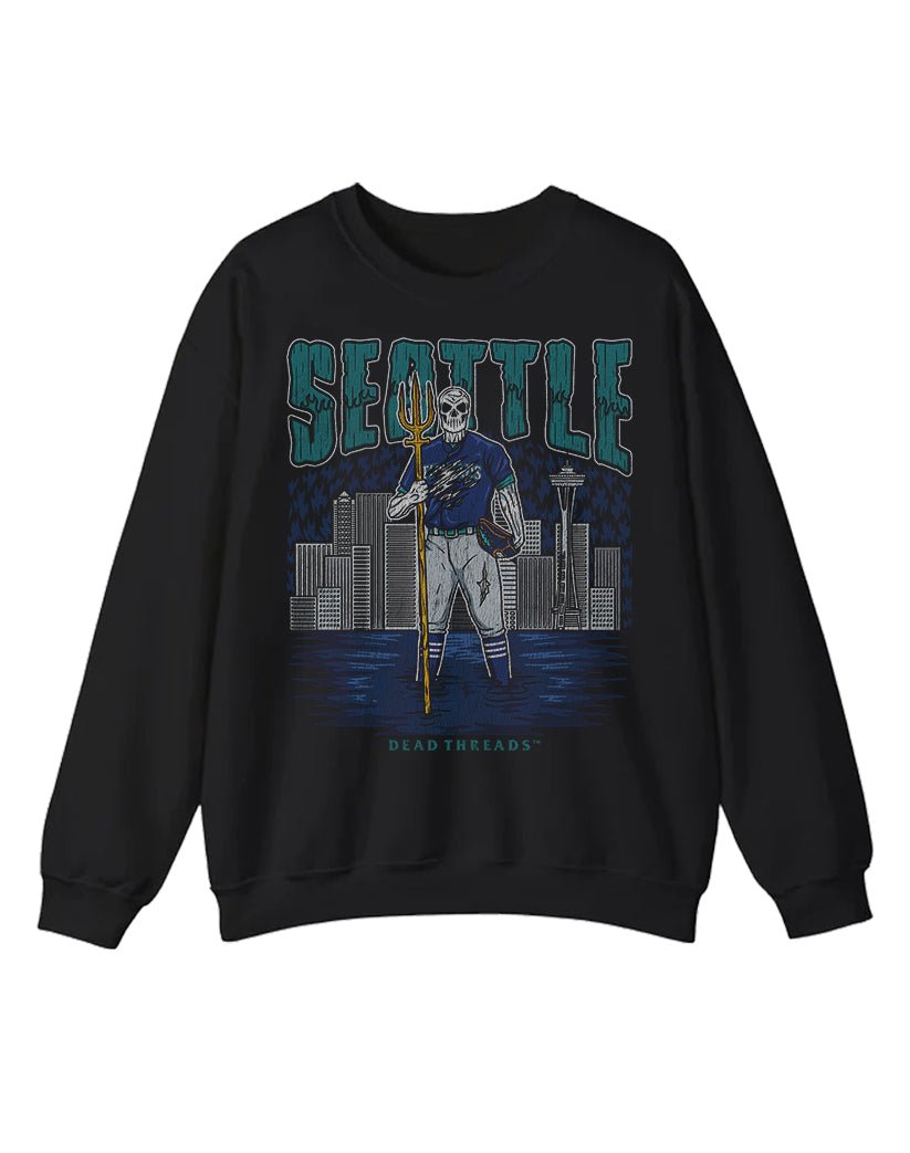 SEATTLE BASEBALL CREWNECK SWEATSHIRT – Sweatshirt – Dead Threads Apparel