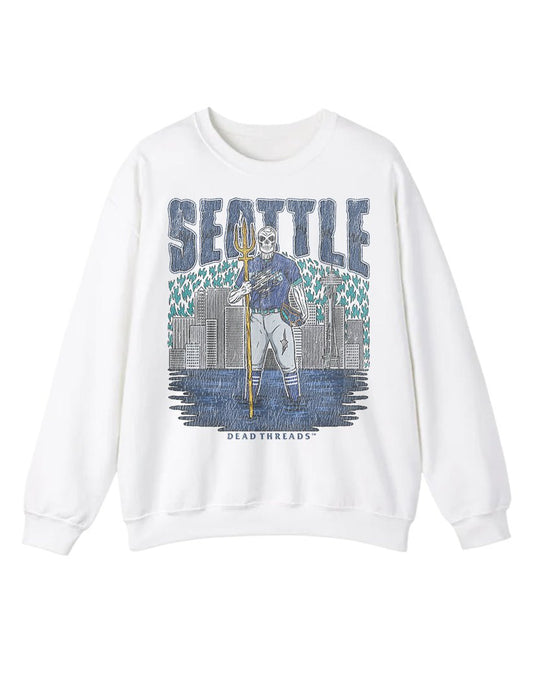 SEATTLE BASEBALL CREWNECK SWEATSHIRT – Sweatshirt – Dead Threads Apparel