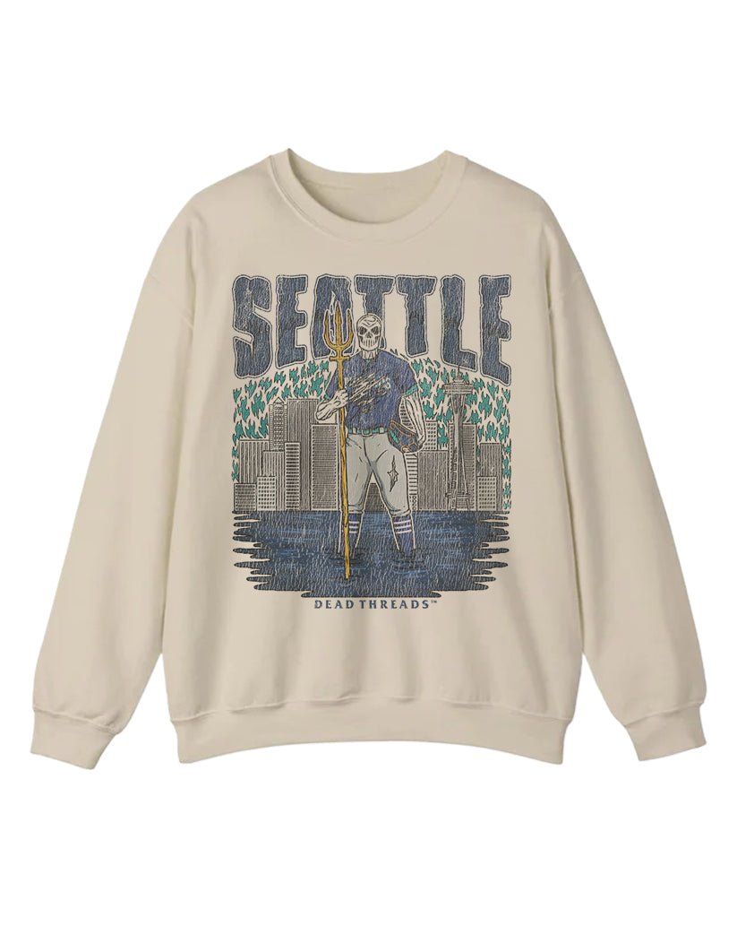 SEATTLE BASEBALL CREWNECK SWEATSHIRT – Sweatshirt – Dead Threads Apparel