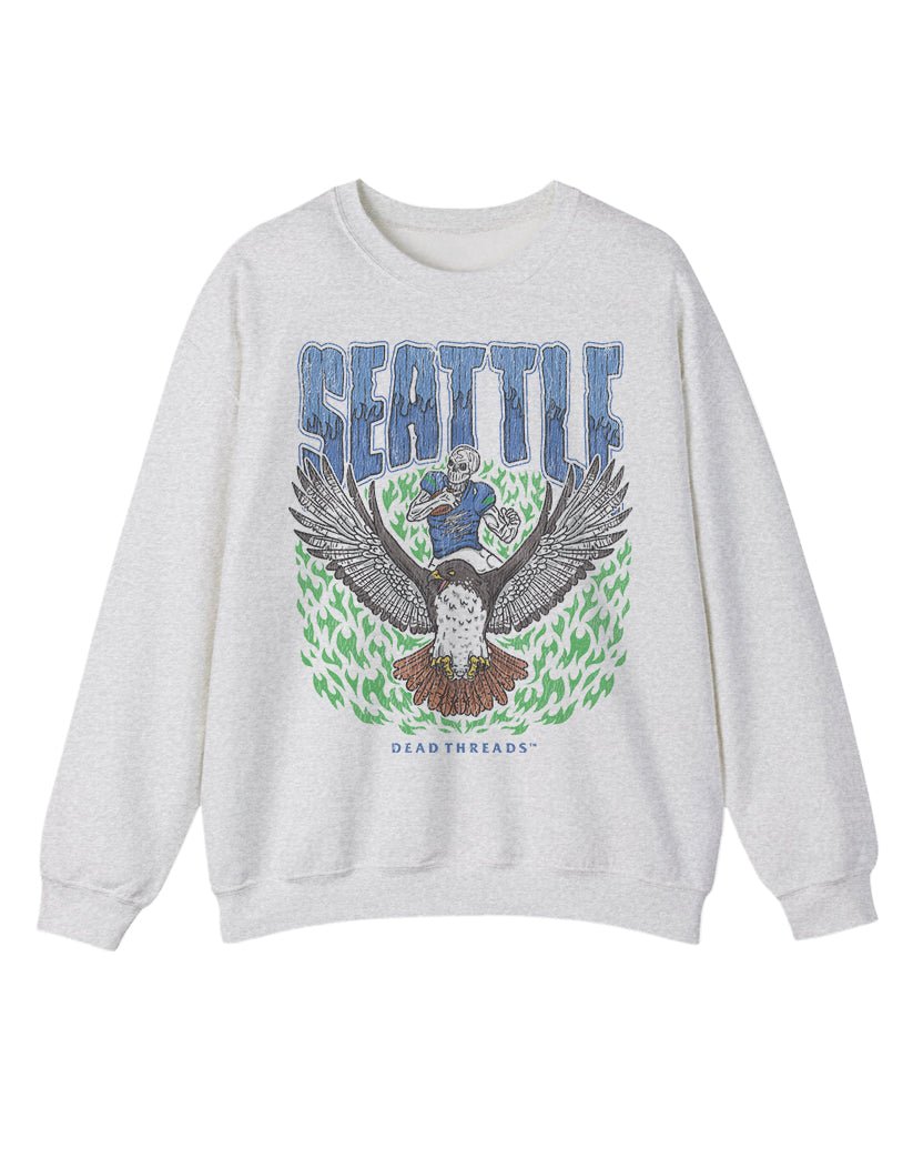 SEATTLE FOOTBALL CREWNECK SWEATSHIRT – Sweatshirt – Dead Threads Apparel