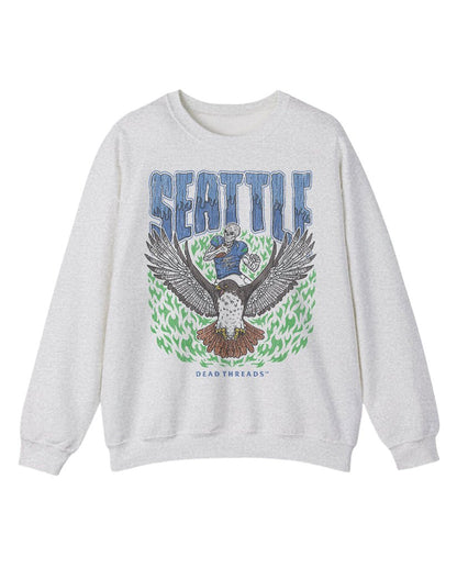 SEATTLE FOOTBALL CREWNECK SWEATSHIRT – Sweatshirt – Dead Threads Apparel