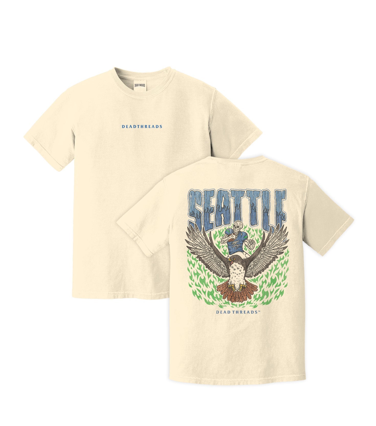 SEATTLE FOOTBALL - “DT ESSENTIAL" PREMIUM T - SHIRT – T-Shirt – Dead Threads Apparel