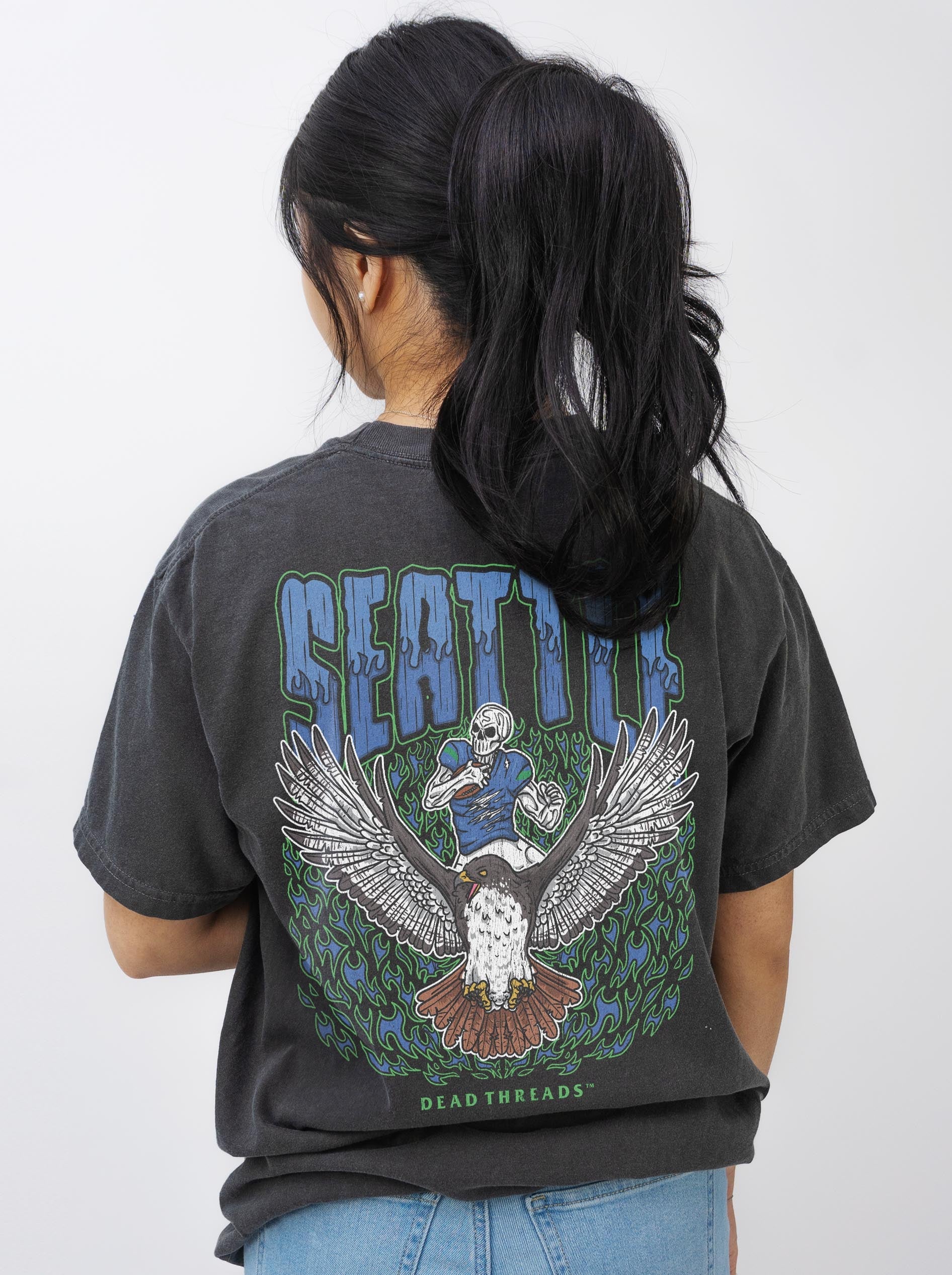 SEATTLE FOOTBALL - “DT ESSENTIAL" PREMIUM T - SHIRT – T-Shirt – Dead Threads Apparel