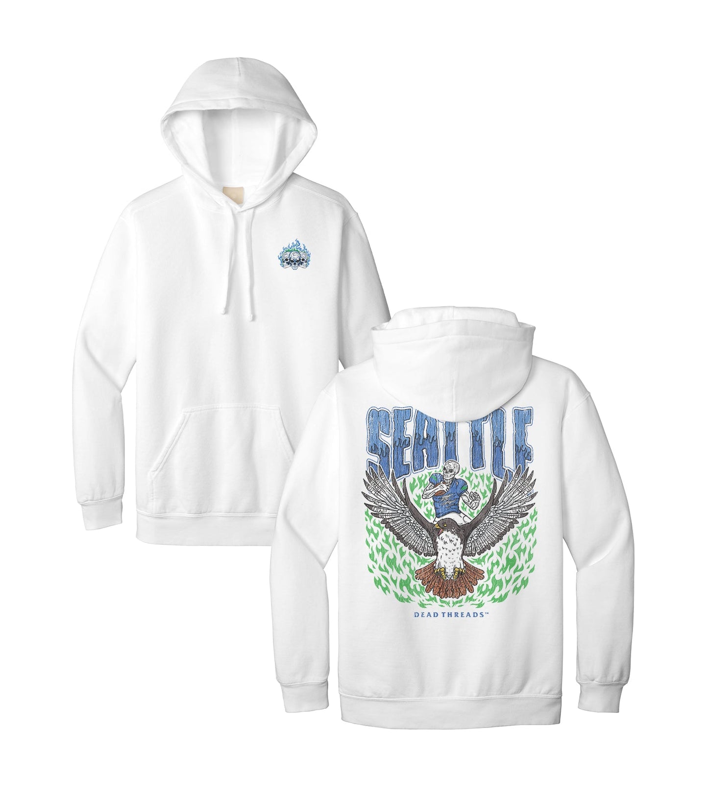 SEATTLE FOOTBALL - HOODIE – Hoodie – Dead Threads Apparel