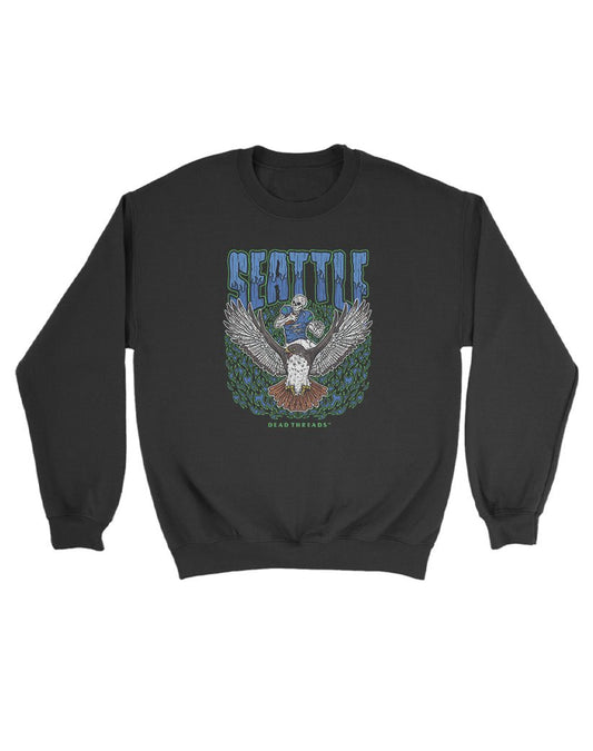 SEATTLE FOOTBALL KIDS CREWNECK SWEATSHIRT – Kids clothes – Dead Threads Apparel