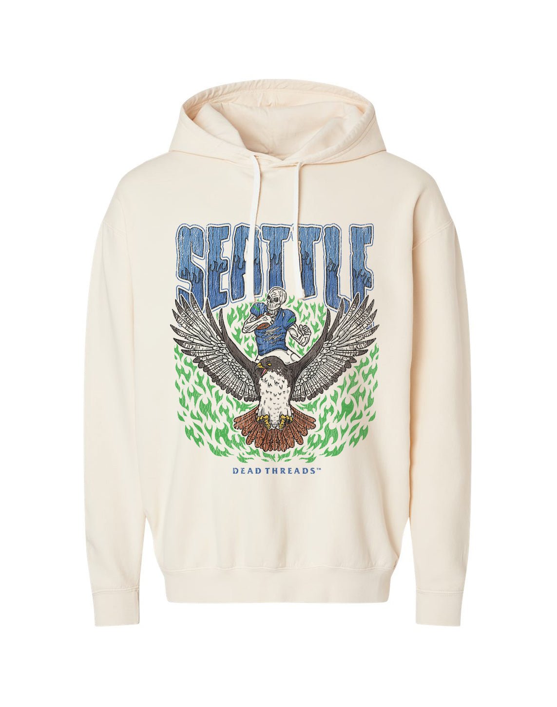 SEATTLE FOOTBALL - LIGHTWEIGHT HOODIE – Lightweight – Dead Threads Apparel
