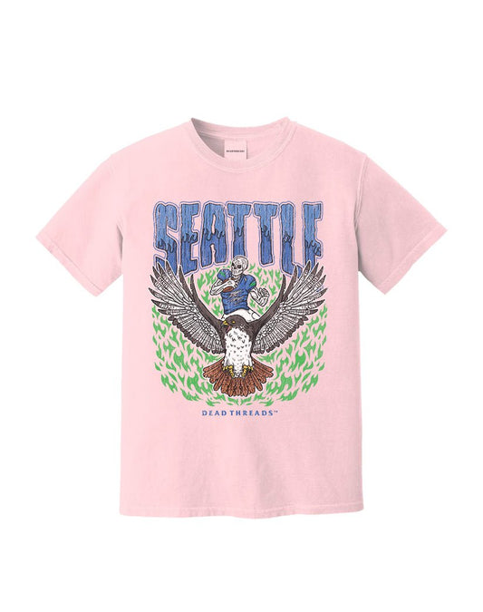 SEATTLE FOOTBALL v1 - PINK – T-Shirt – Dead Threads Apparel