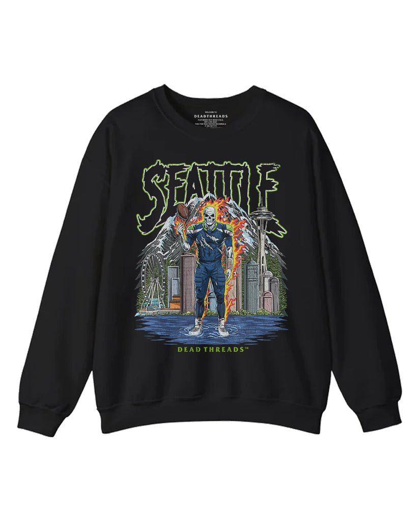SEATTLE FOOTBALL v2 CREWNECK SWEATSHIRT – Sweatshirt – Dead Threads Apparel