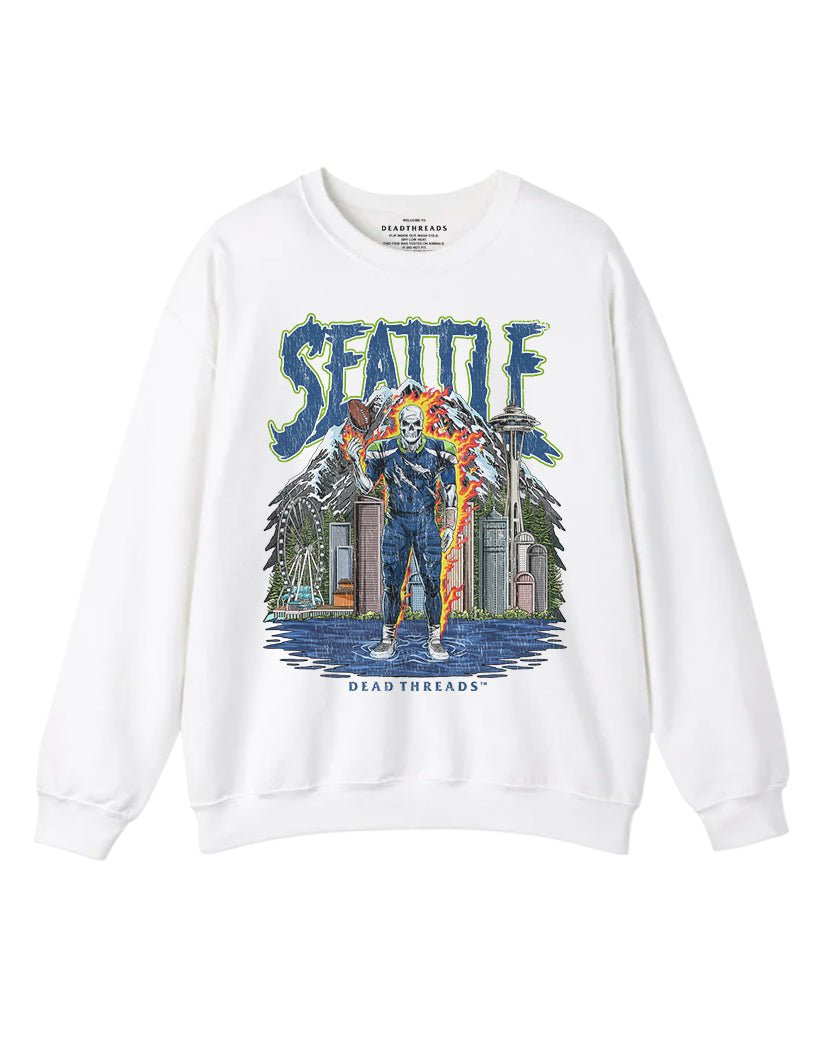 SEATTLE FOOTBALL v2 CREWNECK SWEATSHIRT – Sweatshirt – Dead Threads Apparel