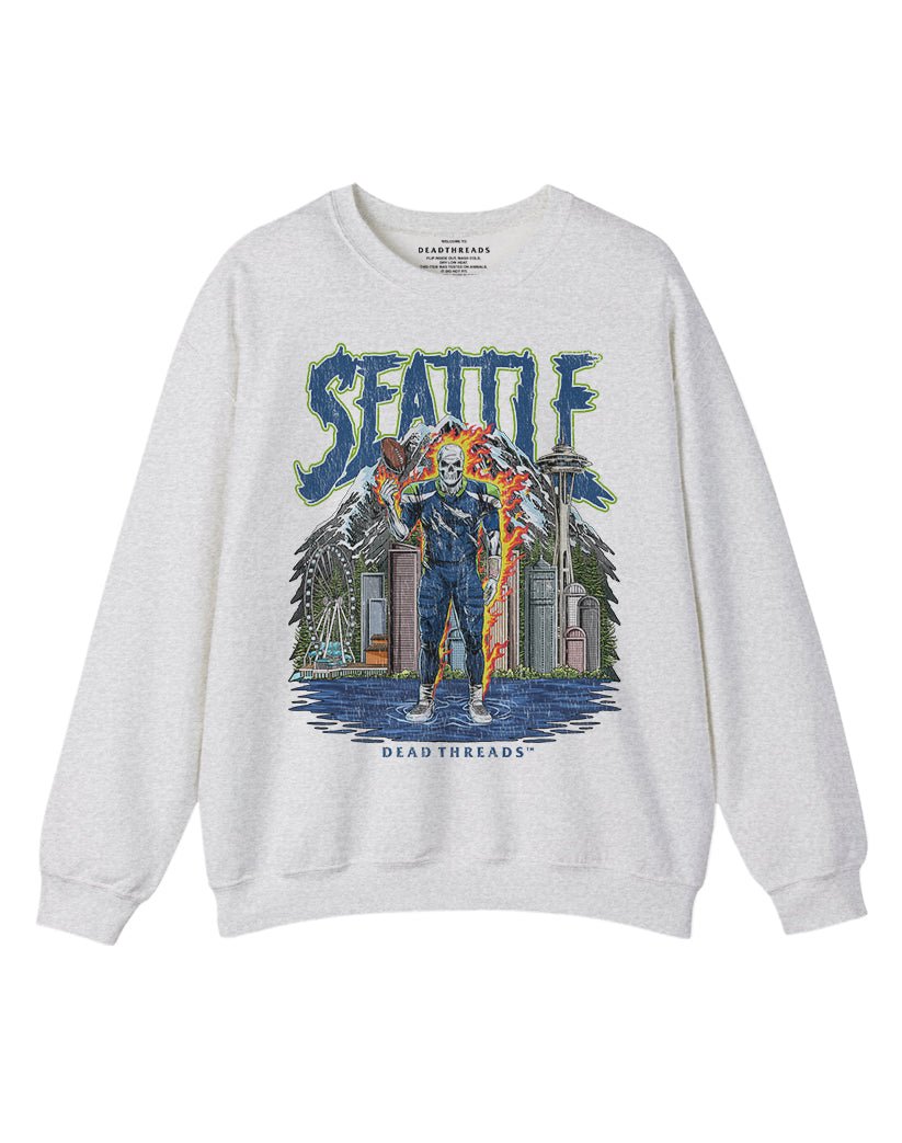 SEATTLE FOOTBALL v2 CREWNECK SWEATSHIRT – Sweatshirt – Dead Threads Apparel