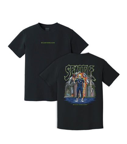 SEATTLE FOOTBALL v2 - “DT ESSENTIAL" PREMIUM T - SHIRT – T-Shirt – Dead Threads Apparel