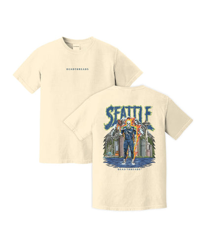 SEATTLE FOOTBALL v2 - “DT ESSENTIAL" PREMIUM T - SHIRT – T-Shirt – Dead Threads Apparel