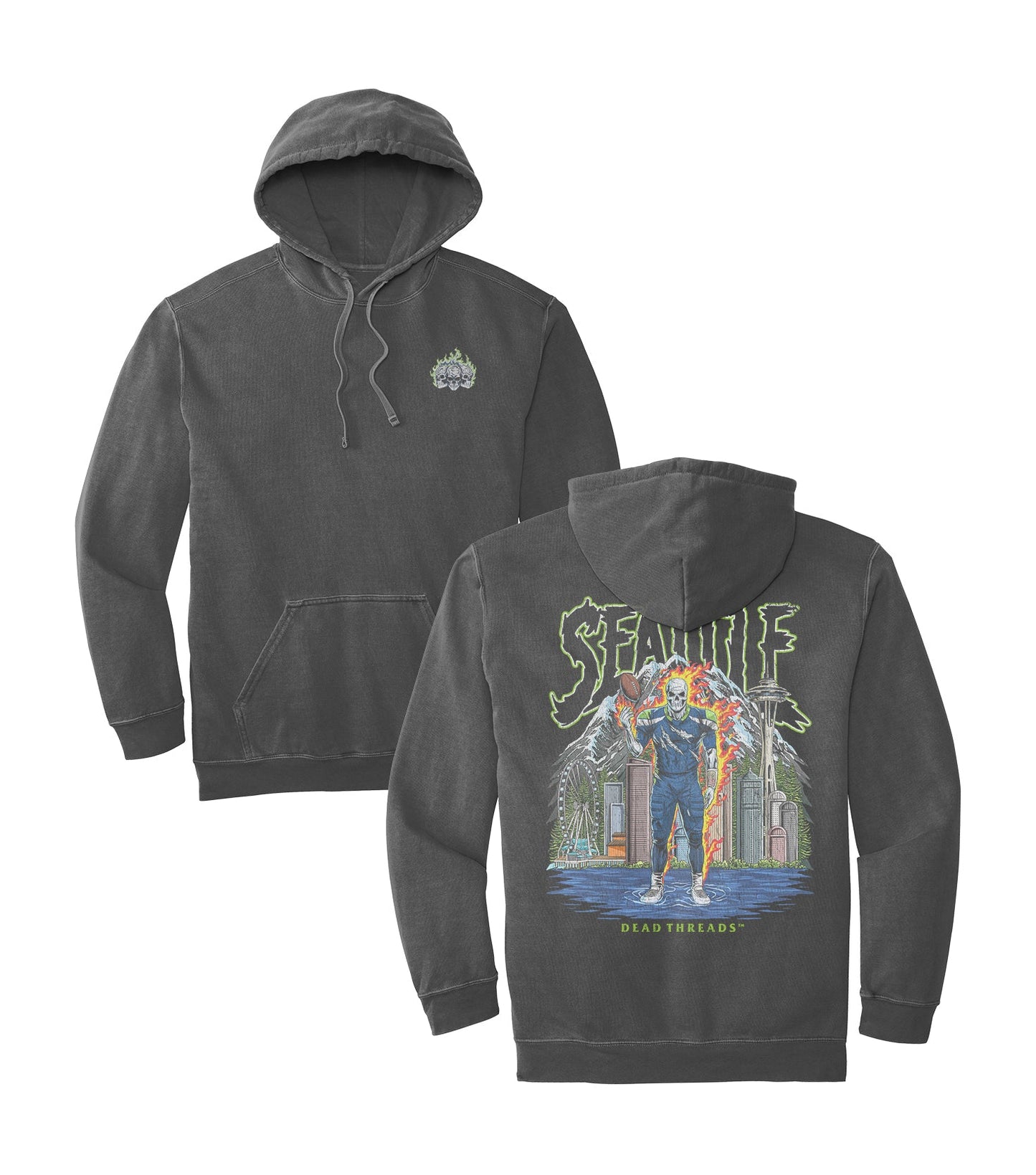 SEATTLE FOOTBALL v2 - HOODIE – Hoodie – Dead Threads Apparel