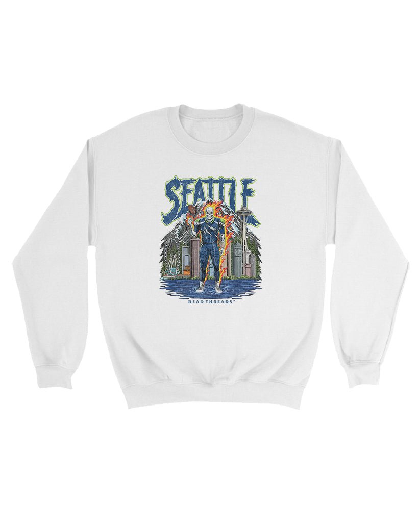 SEATTLE FOOTBALL v2 KIDS CREWNECK SWEATSHIRT – Kids clothes – Dead Threads Apparel