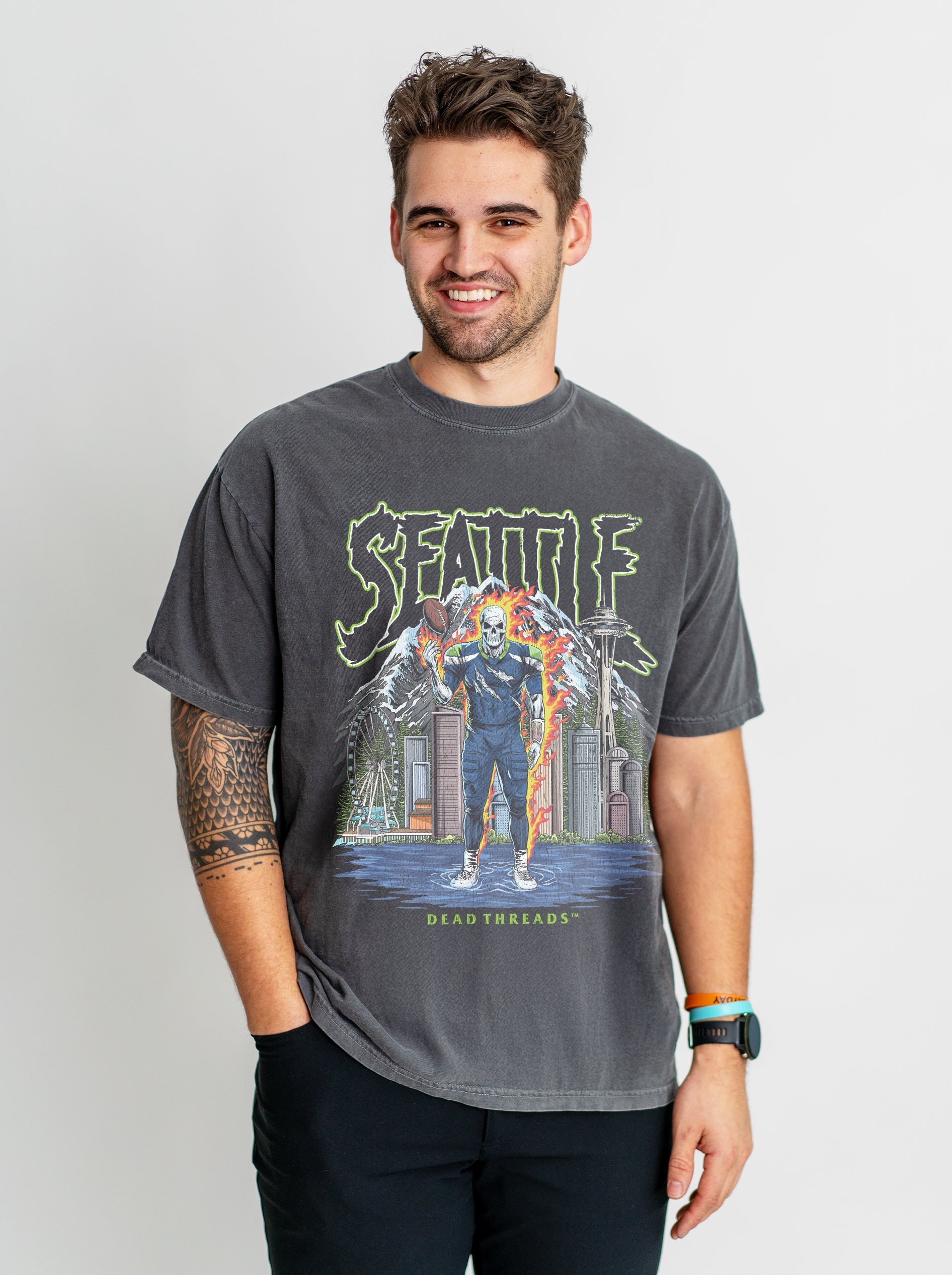 SEATTLE FOOTBALL v2 – T-Shirt – Dead Threads Apparel