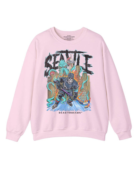SEATTLE HOCKEY CREWNECK SWEATSHIRT - PINK – Sweatshirt – Dead Threads Apparel
