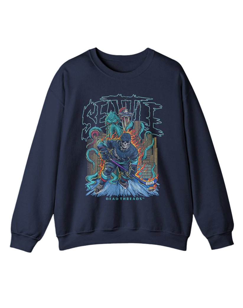 SEATTLE HOCKEY CREWNECK SWEATSHIRT – Sweatshirt – Dead Threads Apparel