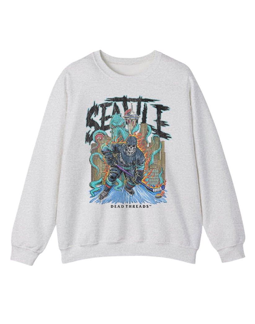 SEATTLE HOCKEY CREWNECK SWEATSHIRT – Sweatshirt – Dead Threads Apparel