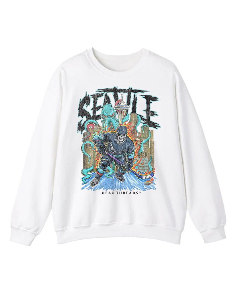 SEATTLE HOCKEY CREWNECK SWEATSHIRT – Sweatshirt – Dead Threads Apparel