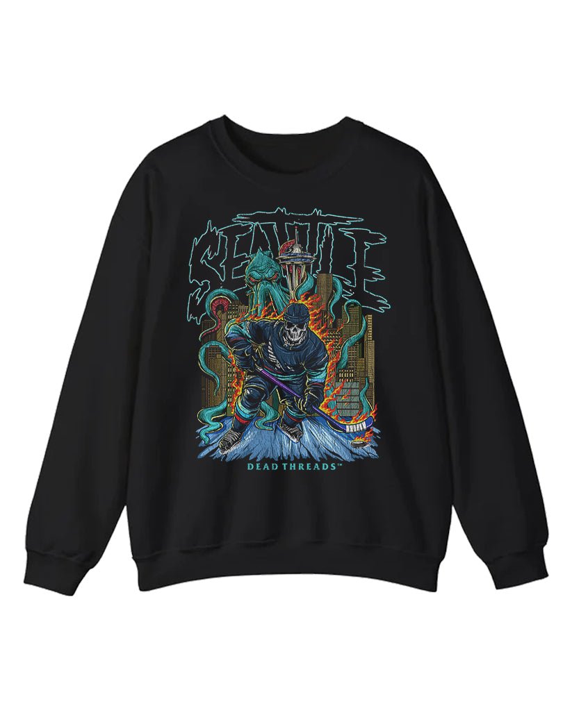 SEATTLE HOCKEY CREWNECK SWEATSHIRT – Sweatshirt – Dead Threads Apparel