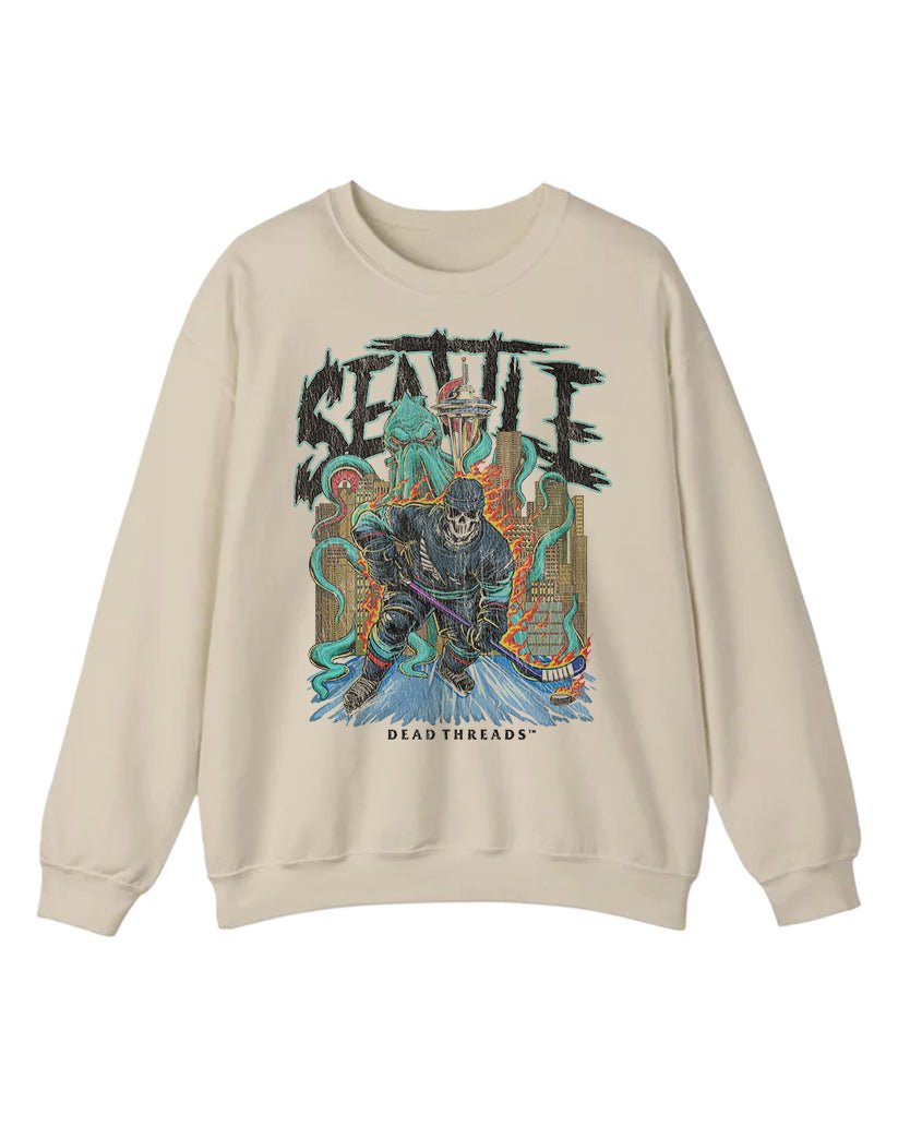 SEATTLE HOCKEY CREWNECK SWEATSHIRT – Sweatshirt – Dead Threads Apparel