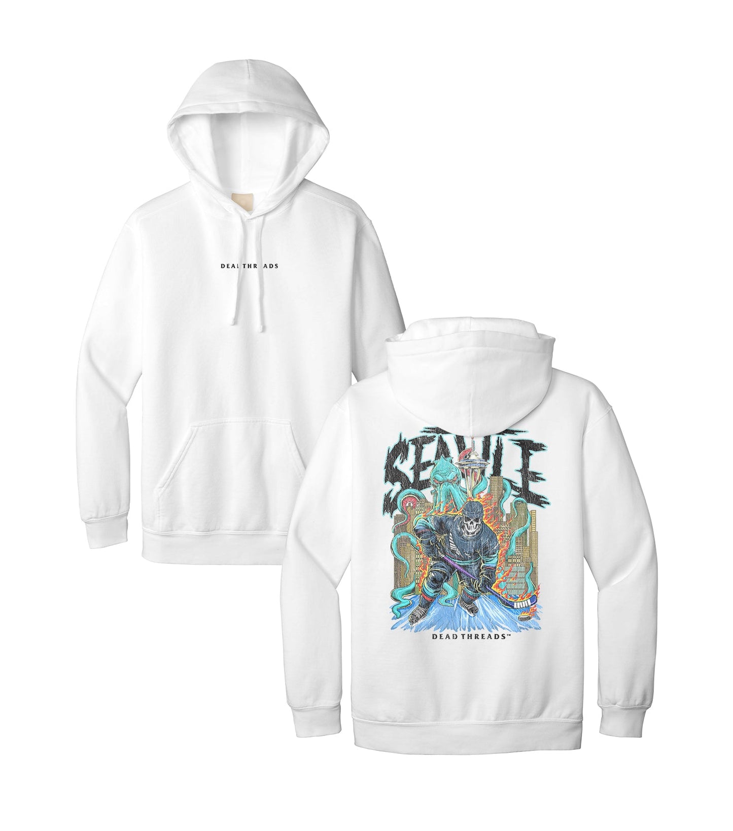 SEATTLE HOCKEY - “DT ESSENTIAL" HOODIE – Hoodie – Dead Threads Apparel