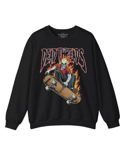 SKATE OR DIE CREWNECK SWEATSHIRT – Sweatshirt – Dead Threads Apparel