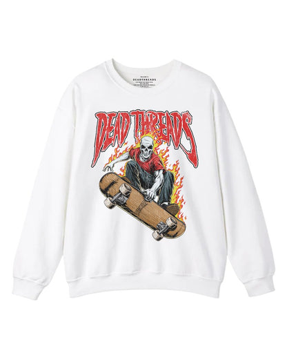 SKATE OR DIE CREWNECK SWEATSHIRT – Sweatshirt – Dead Threads Apparel