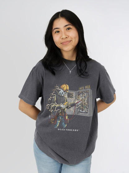 SKELETAL SPARKY v2 – T-Shirt – Dead Threads Apparel