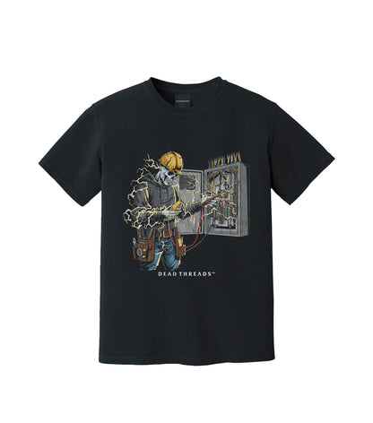 SKELETAL SPARKY v2 – T-Shirt – Dead Threads Apparel