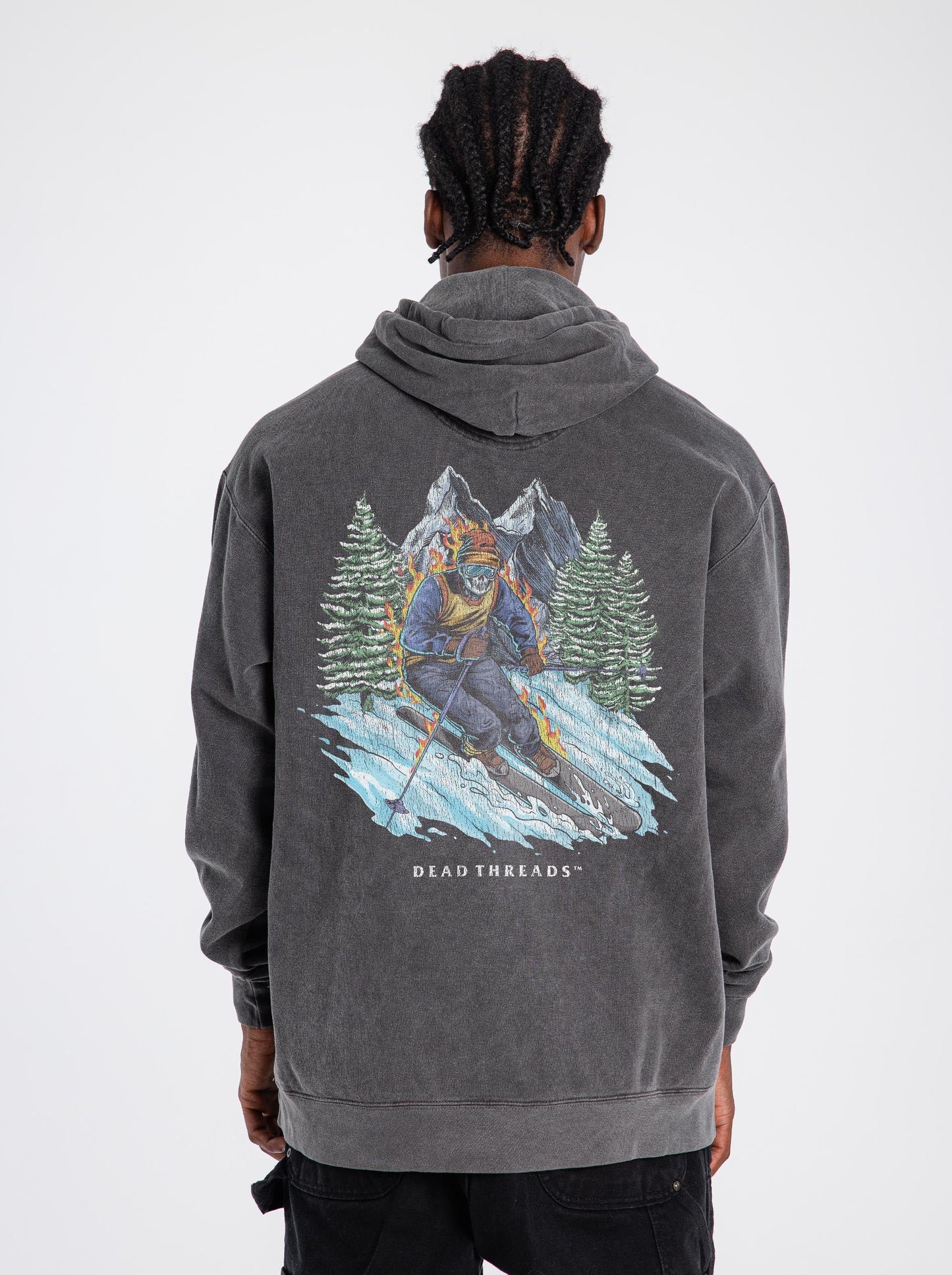 SKIING - “DT ESSENTIAL" HOODIE – Hoodie – Dead Threads Apparel