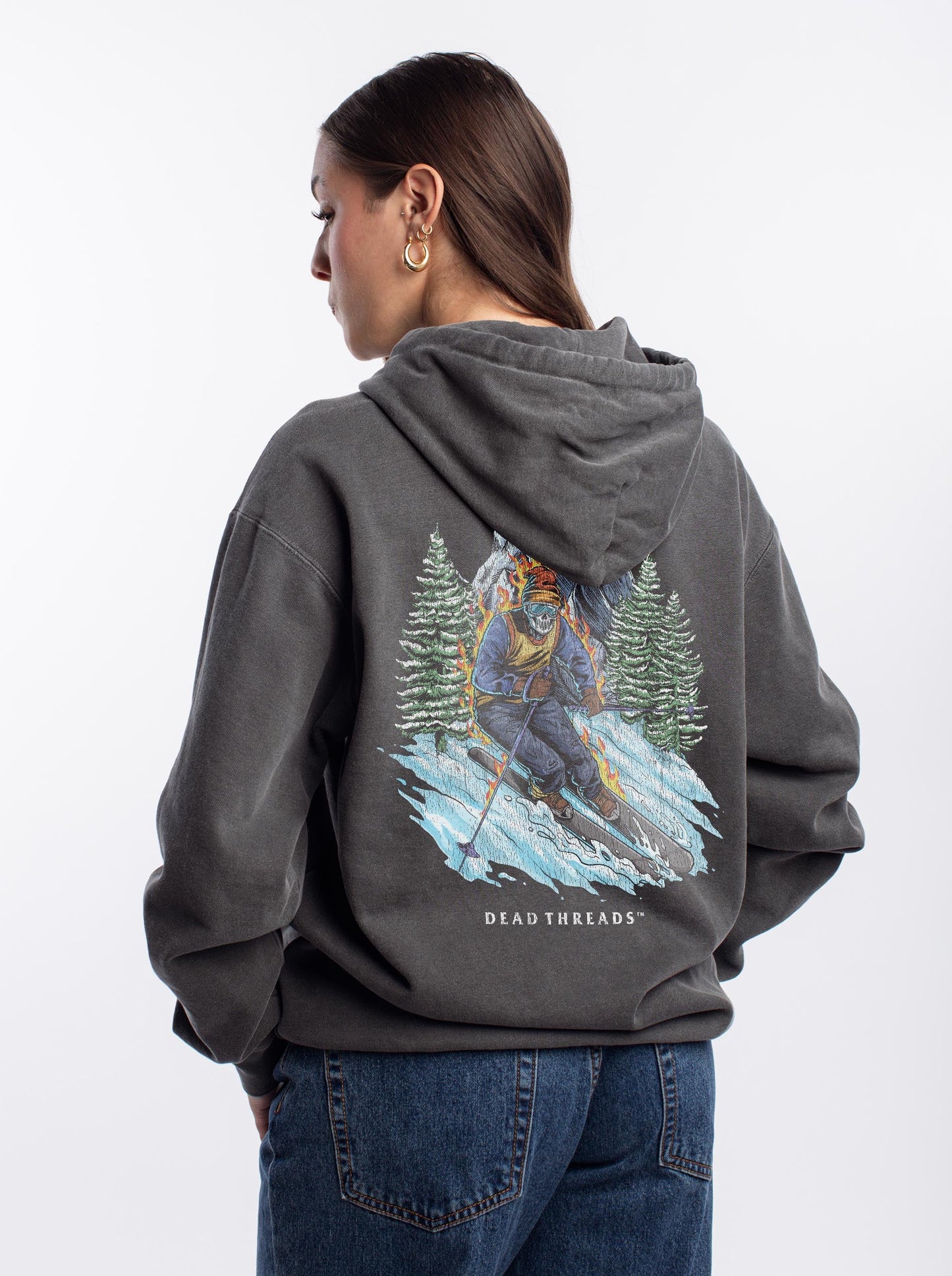 SKIING - “DT ESSENTIAL" HOODIE – Hoodie – Dead Threads Apparel