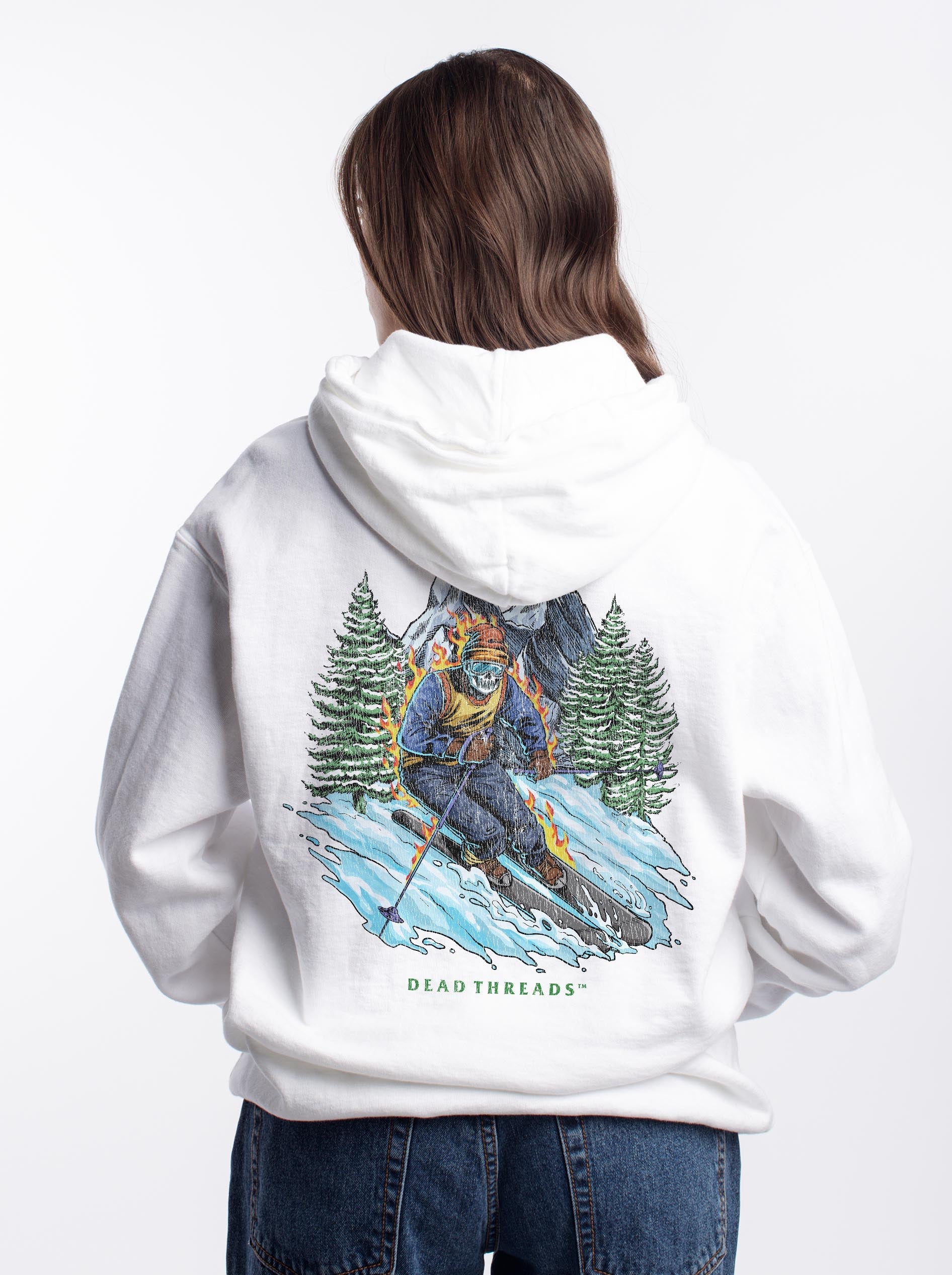SKIING - “DT ESSENTIAL" HOODIE – Hoodie – Dead Threads Apparel