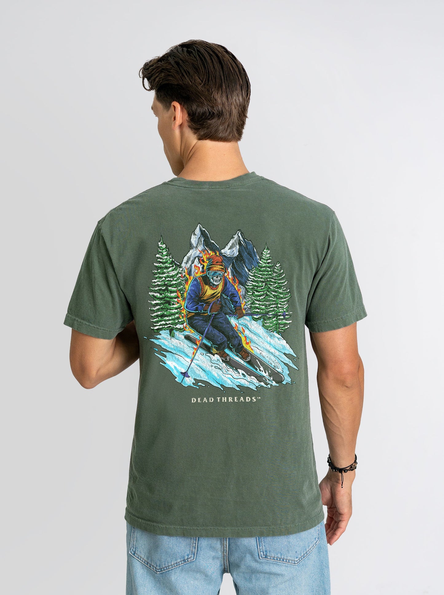 SKIING - “DT ESSENTIAL" PREMIUM T - SHIRT – T-Shirt – Dead Threads Apparel