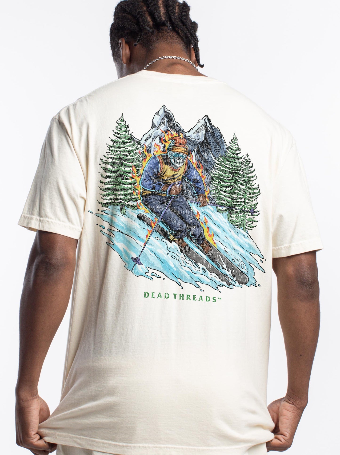 SKIING - “DT ESSENTIAL" PREMIUM T - SHIRT – T-Shirt – Dead Threads Apparel