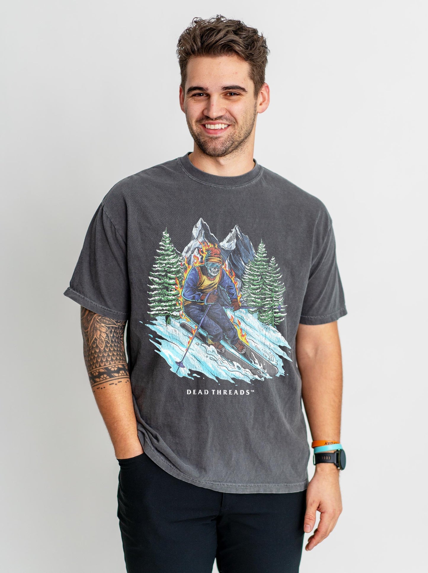 SKIING – T-Shirt – Dead Threads Apparel