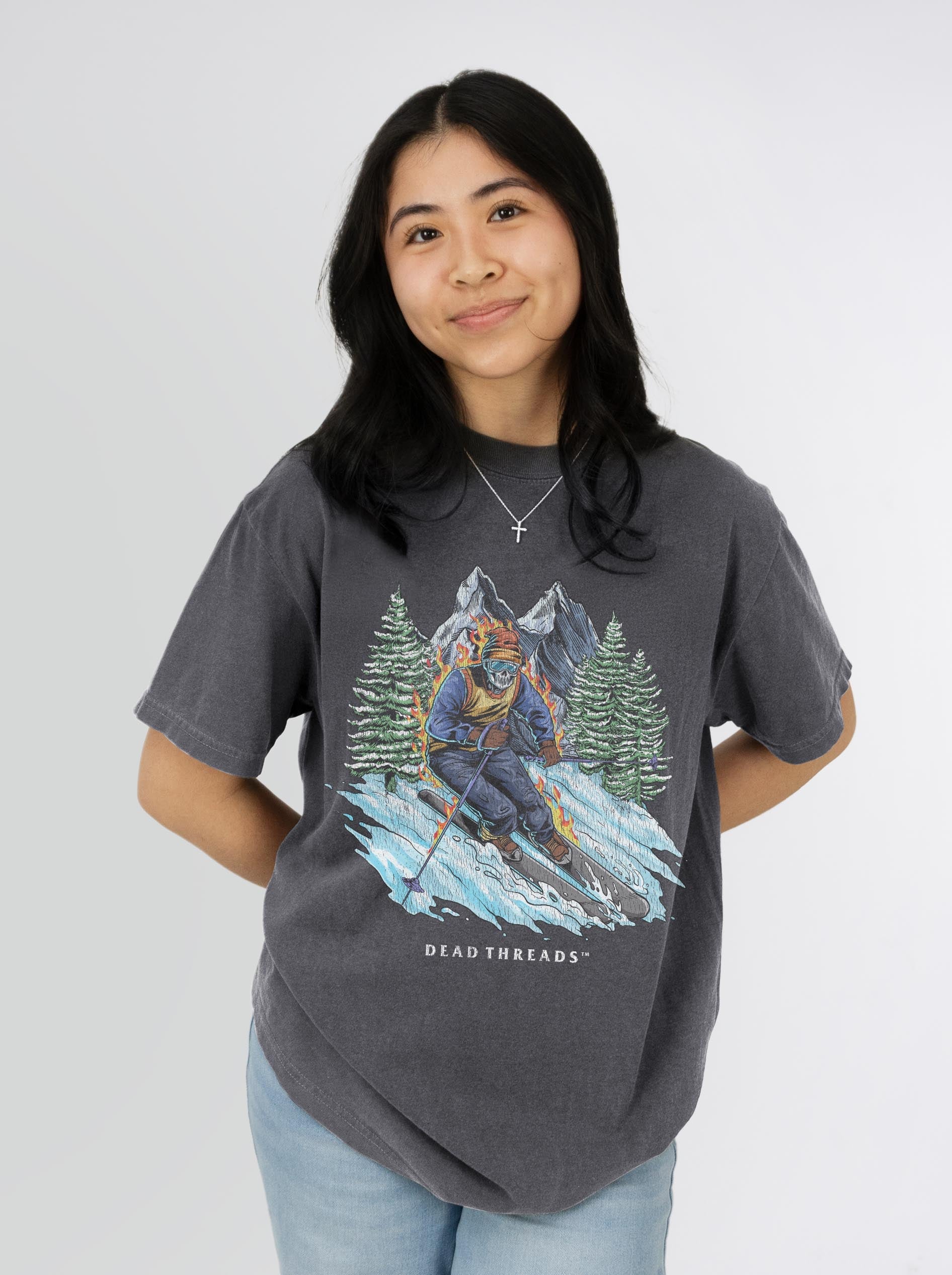 SKIING – T-Shirt – Dead Threads Apparel