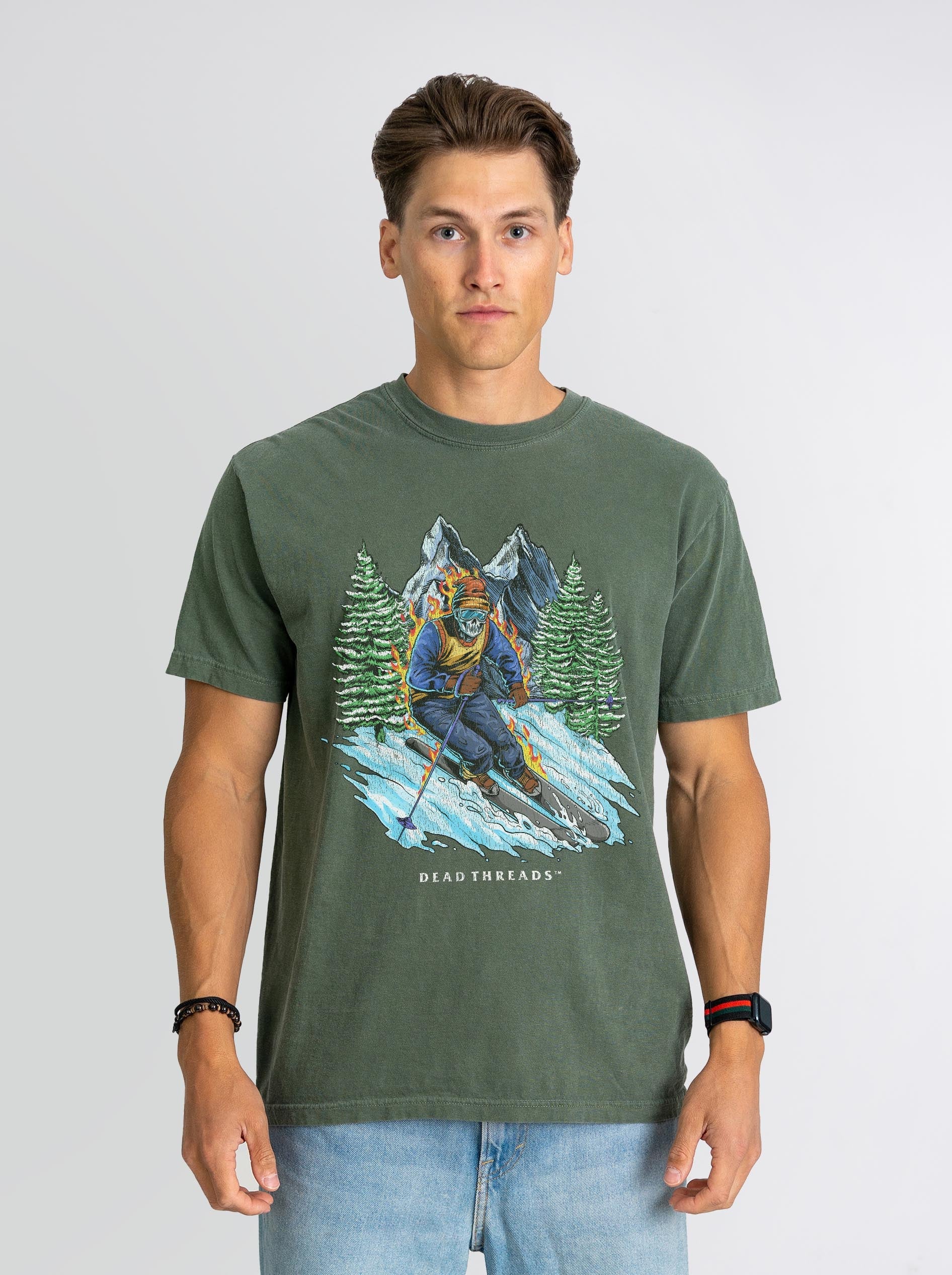 SKIING – T-Shirt – Dead Threads Apparel
