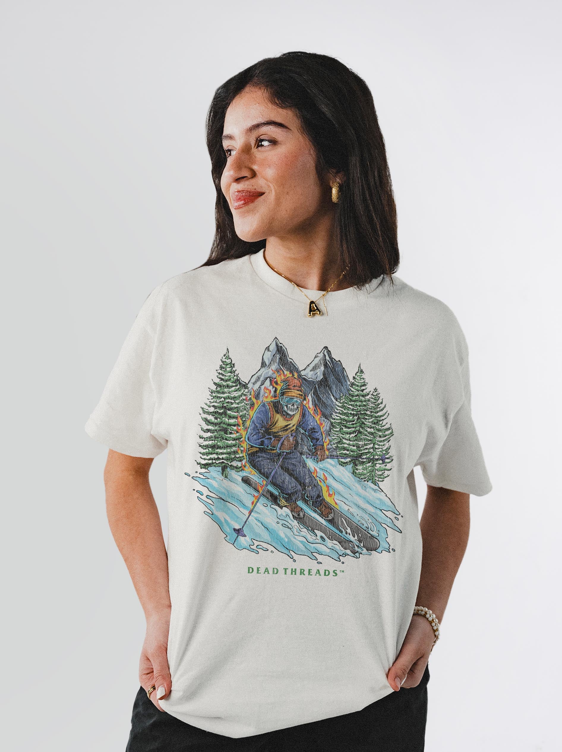 SKIING – T-Shirt – Dead Threads Apparel