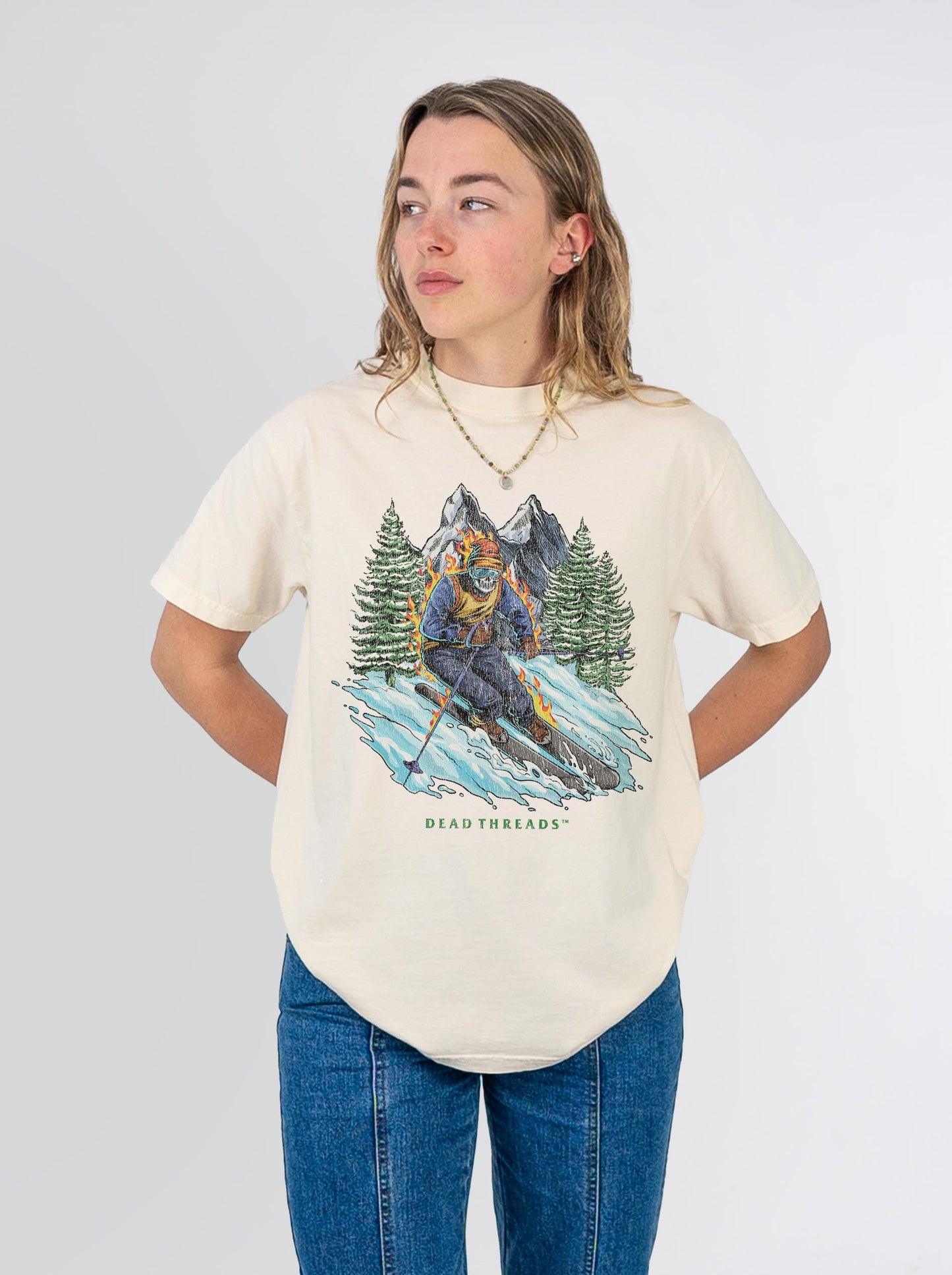 SKIING – T-Shirt – Dead Threads Apparel