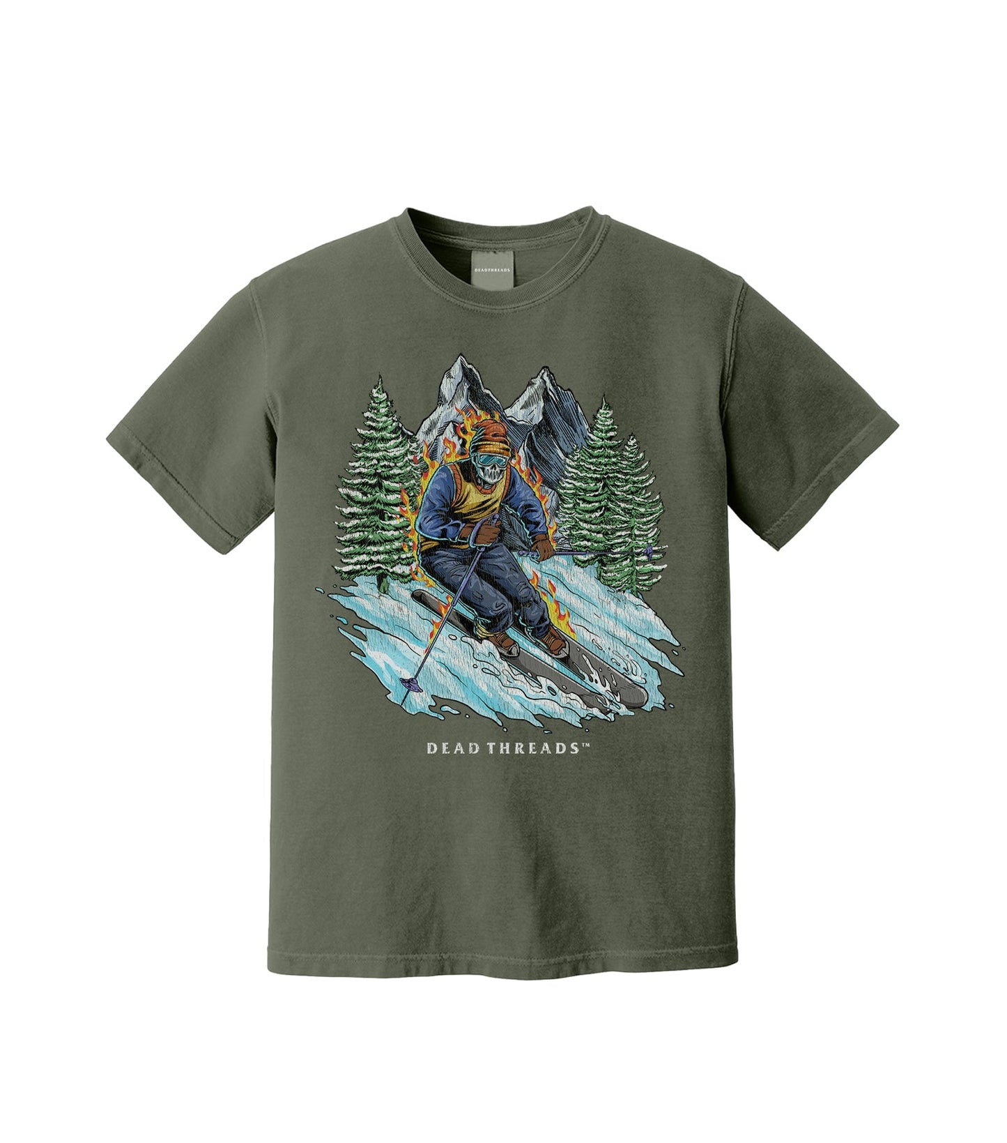 SKIING – T-Shirt – Dead Threads Apparel
