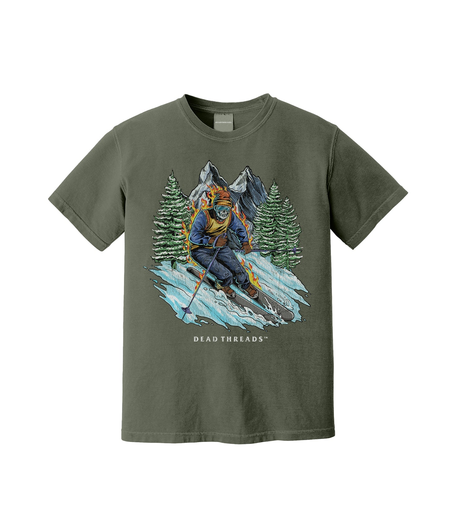SKIING – T-Shirt – Dead Threads Apparel