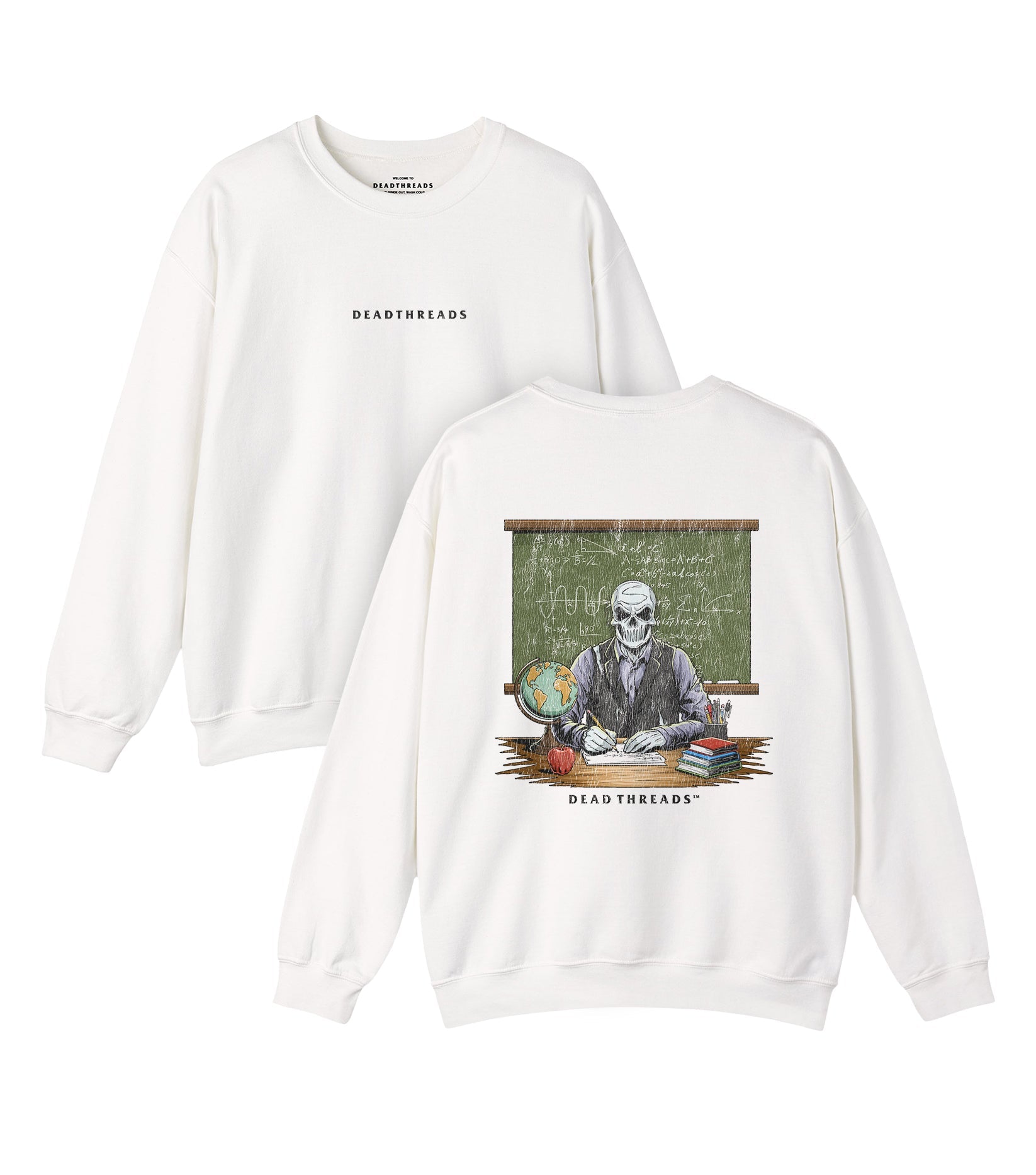 SKULL'S IN SESSION (MR.) - “DT ESSENTIAL" CREWNECK SWEATSHIRT – Sweatshirt – Dead Threads Apparel