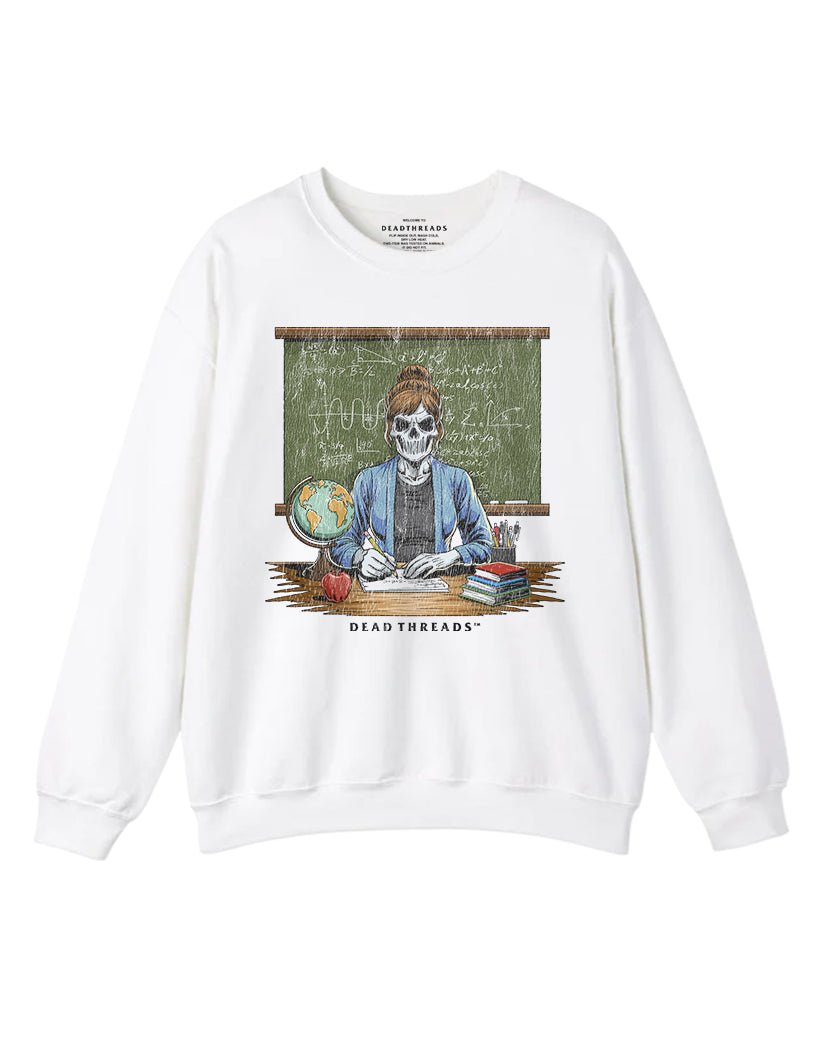 SKULL'S IN SESSION (MRS.) CREWNECK SWEATSHIRT – Sweatshirt – Dead Threads Apparel