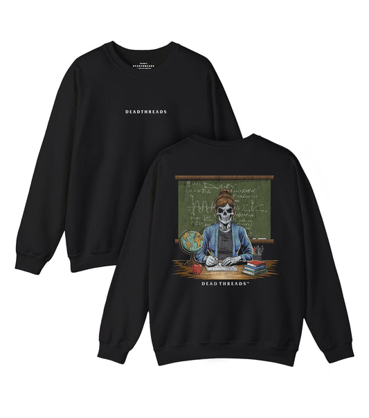 SKULL'S IN SESSION (MRS.) - “DT ESSENTIAL" CREWNECK SWEATSHIRT – Sweatshirt – Dead Threads Apparel