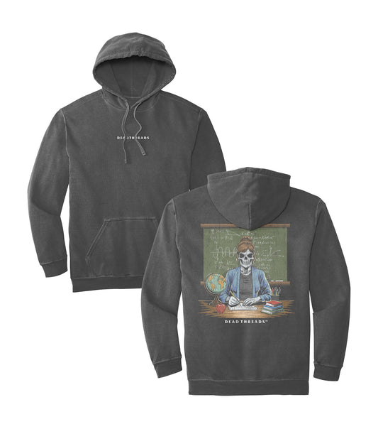SKULL'S IN SESSION (MRS.) - “DT ESSENTIAL" HOODIE – Hoodie – Dead Threads Apparel