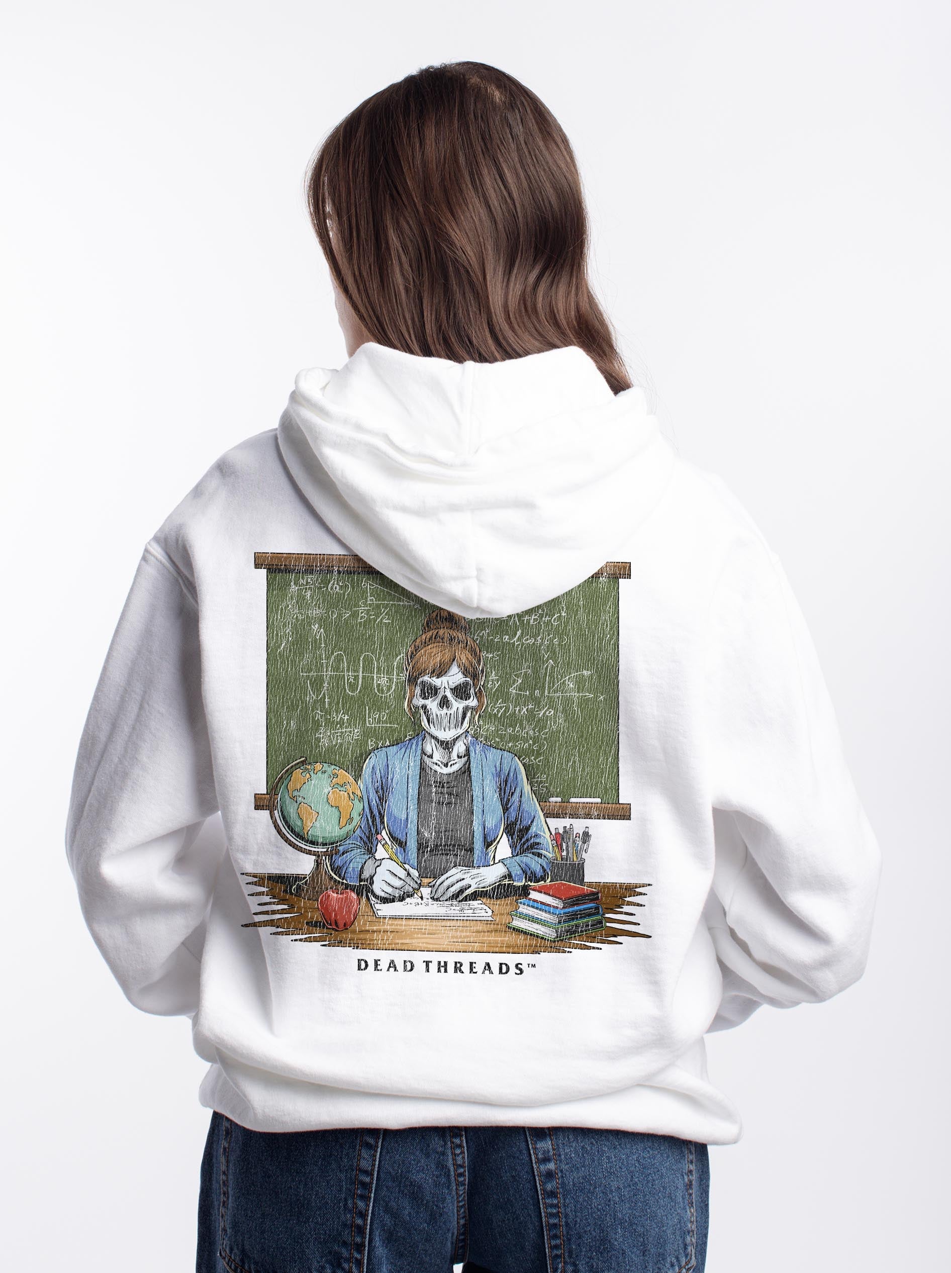 SKULL'S IN SESSION (MRS.) - “DT ESSENTIAL" HOODIE – Hoodie – Dead Threads Apparel